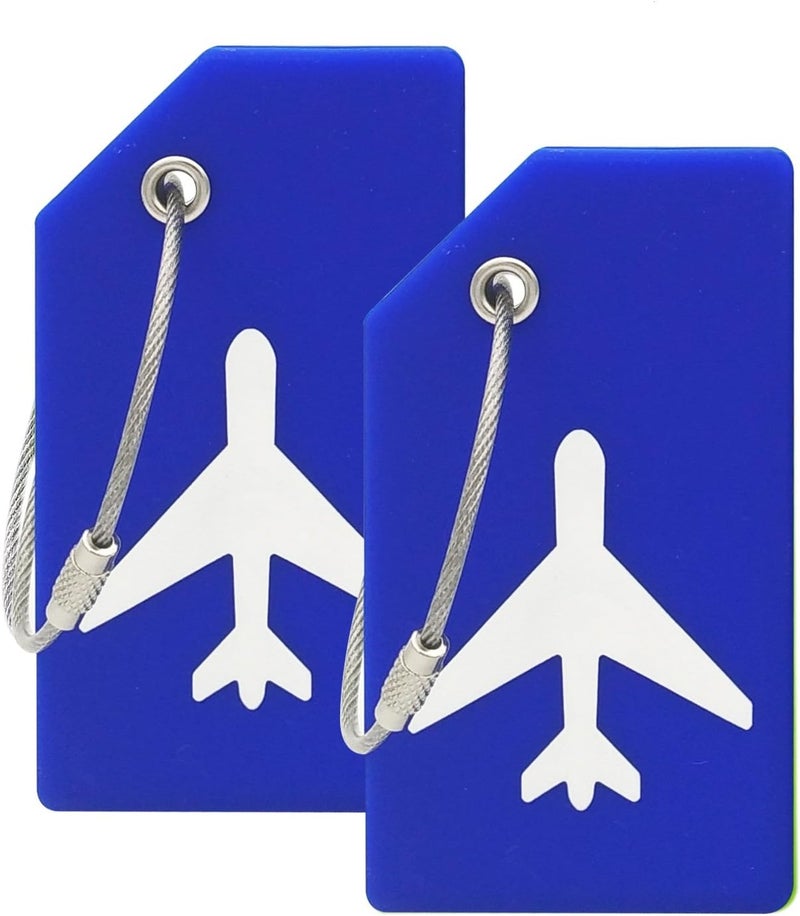 Ovener Silicone Luggage Tag with Name ID Card Perfect to Quickly Spot Luggage Suitcase - Image 1